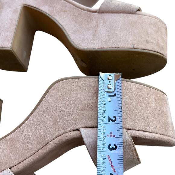 Jeffrey Campbell Moody Platform Block Heel Sandals Sz 11 - Picture 9 of 9